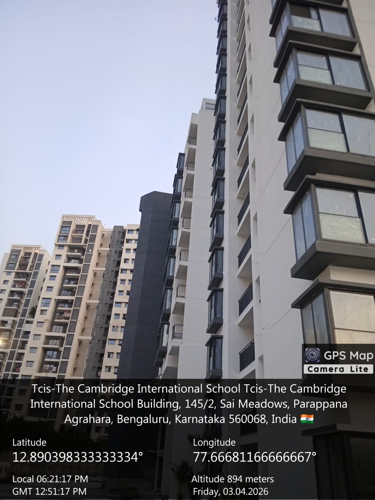 Raj Etternia E Block (Building 4) site photograph 1